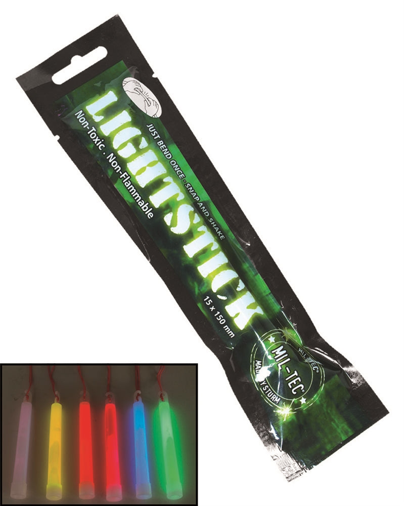 Mil-Tec Leuchtstab 1,5x15cm 8 Std. Brenndauer Knicklicht