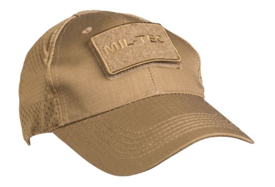 Mil-Tec Baseball Cap Netz Dark Coyote