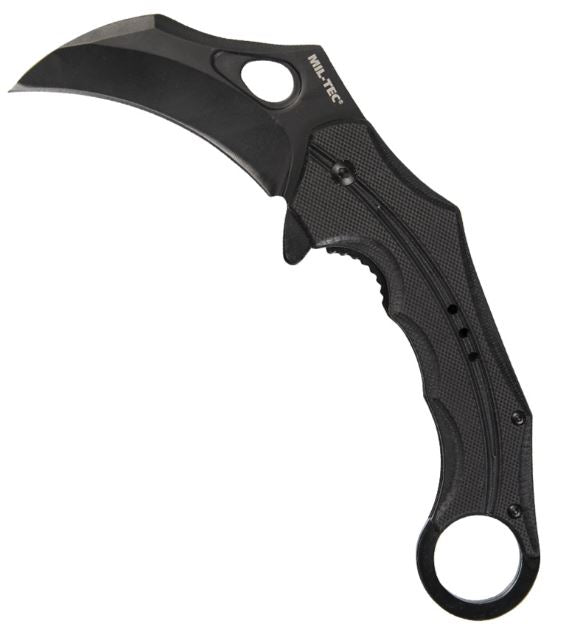 Mil-Tec Einhandmesser G10 Karambit Schwarz