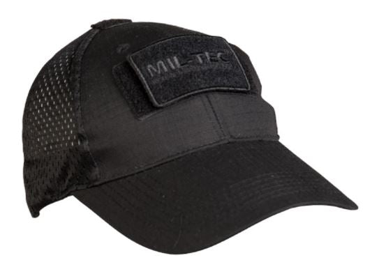 Mil-Tec Baseball Cap Netz Schwarz