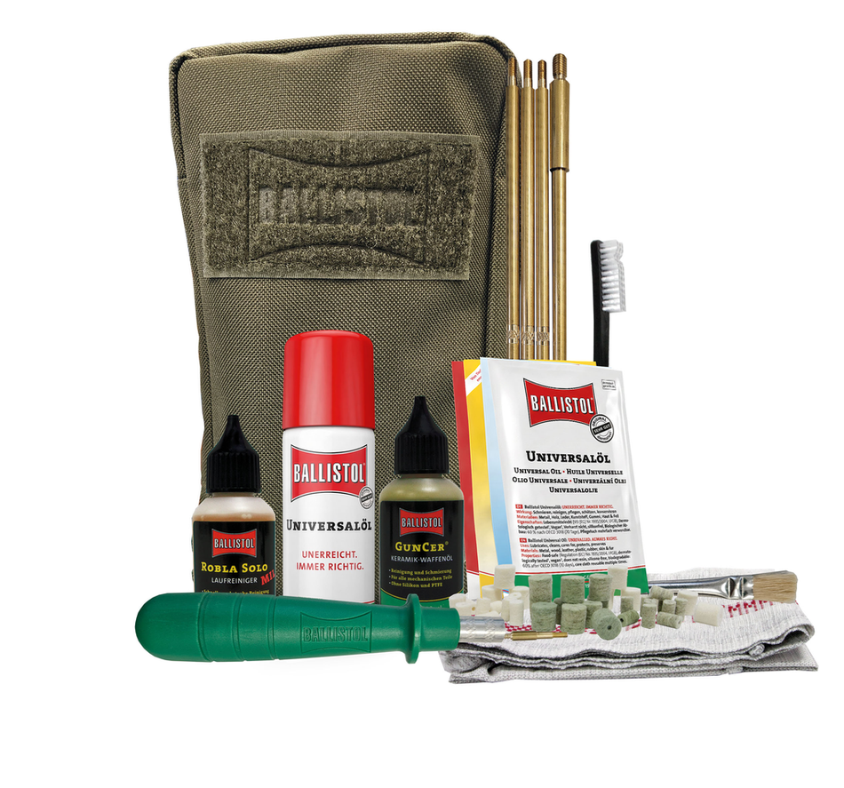 Ballistol Waffen Reinigungs Set 52tlg mit modularer Tasche