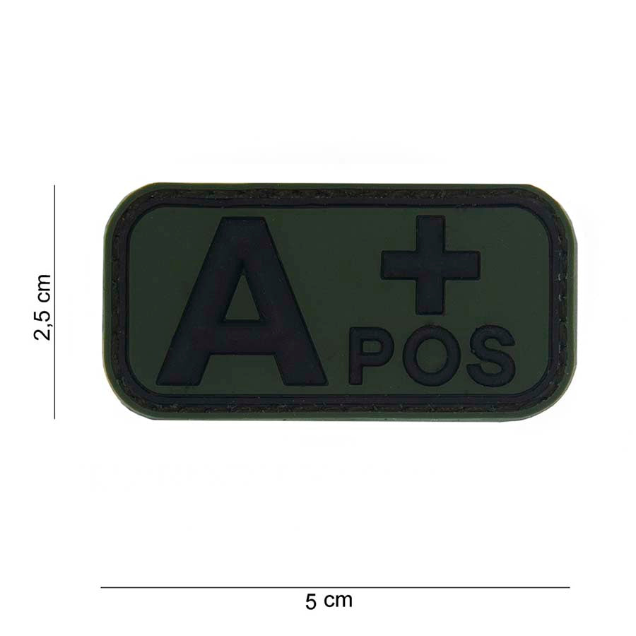 3D Blutgruppen Patch Blood Type PVC