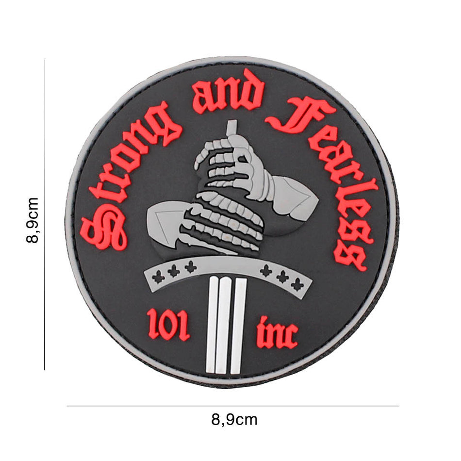 3D PVC Strong and Fearless Patch