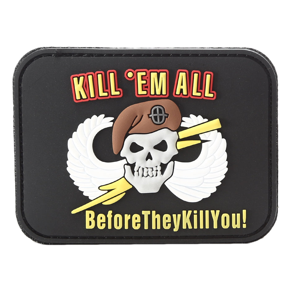 PVC 3D Patch Kill em all