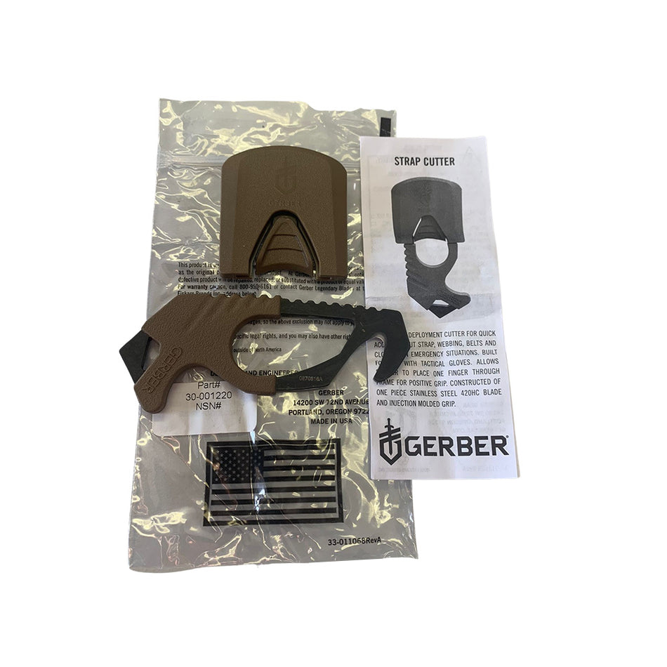 Gerber US Army Strap Cutter Gurtschneider Coyote