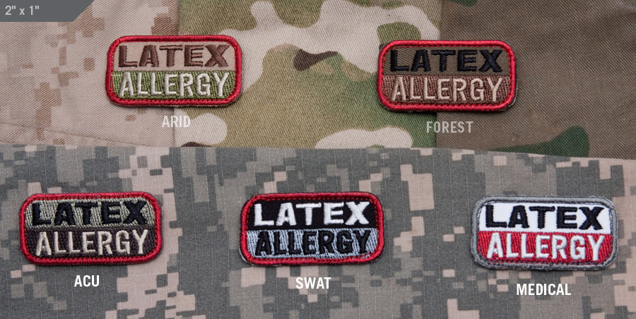 Mil Spec Monkey Patch Latex Allergy