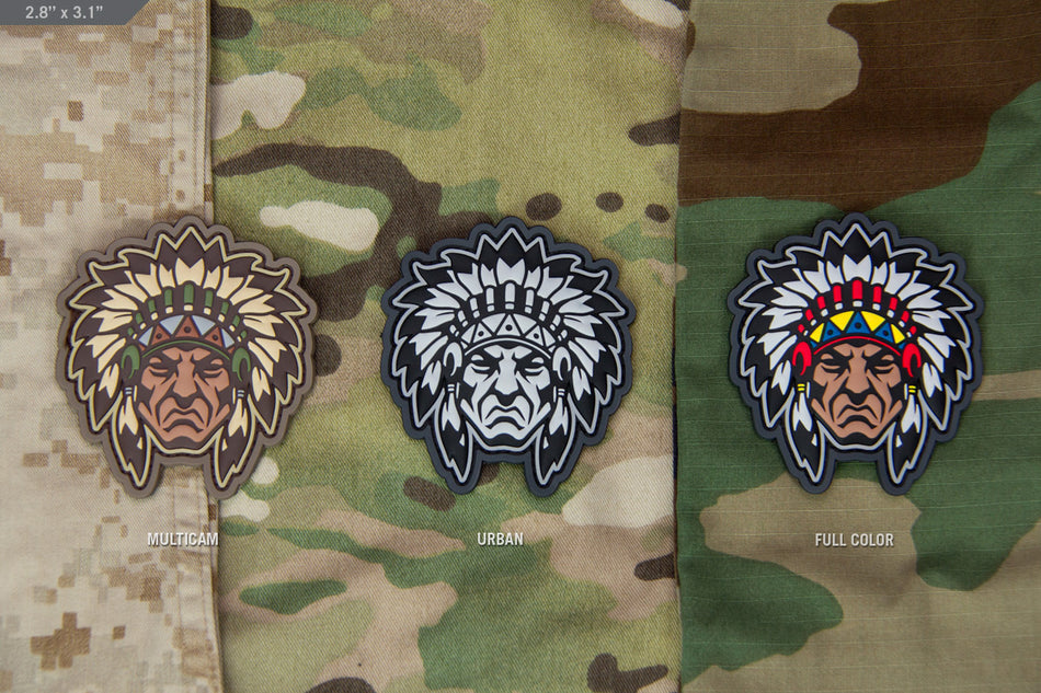 Milspec Monkey Patch Native American Head