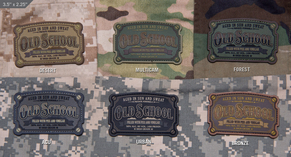 Mil-Spec Monkey Patch 3D PVC Old School