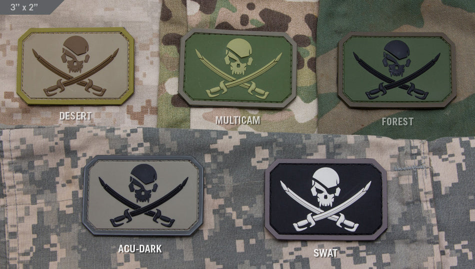 Mil Spec Monkey Patch PirateSkull PVC