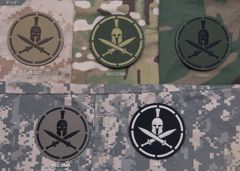 Mil Spec Monkey Patch Spartan Helmet PVC