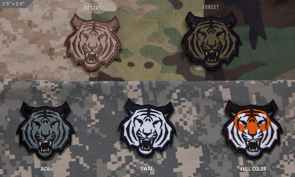 Mil Spec Monkey Patch Tiger Head